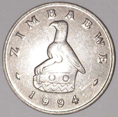 1994 - 20 CENT COIN - ZIMBABWE - (Copper-Nickel)